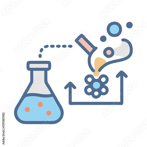  Colorful Chemical Reaction Icon