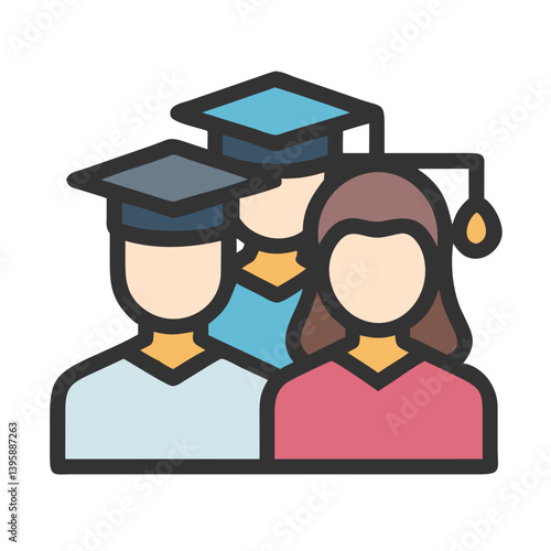  Colorful Classmates Icon
