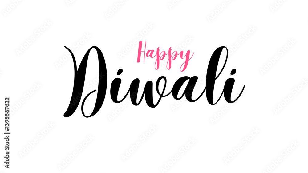 Happy Diwali typography text design on white background. simple text design suitable for poster and festival banners. Happy Diwali typography text design on white background. simple text design suitable for poster and festival banners.