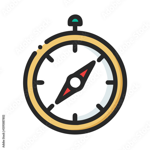  Detailed Compass Icon