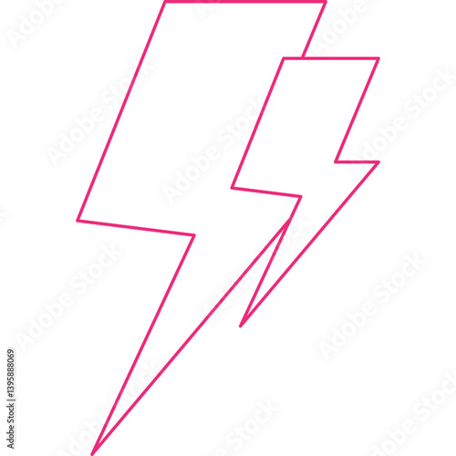 Electric Current single vector illustration icon