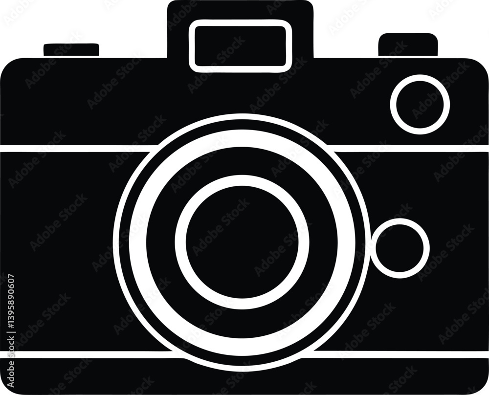 Photo Camera Icon Silhouette Vector | Photography, Camera & Lens Black Vector EPS File Photo Camera Icon Silhouette Vector | Photography, Camera & Lens Black Vector EPS File