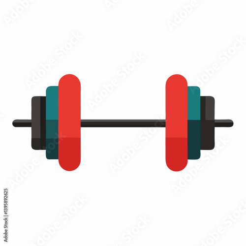 dumbbell isolated on white background