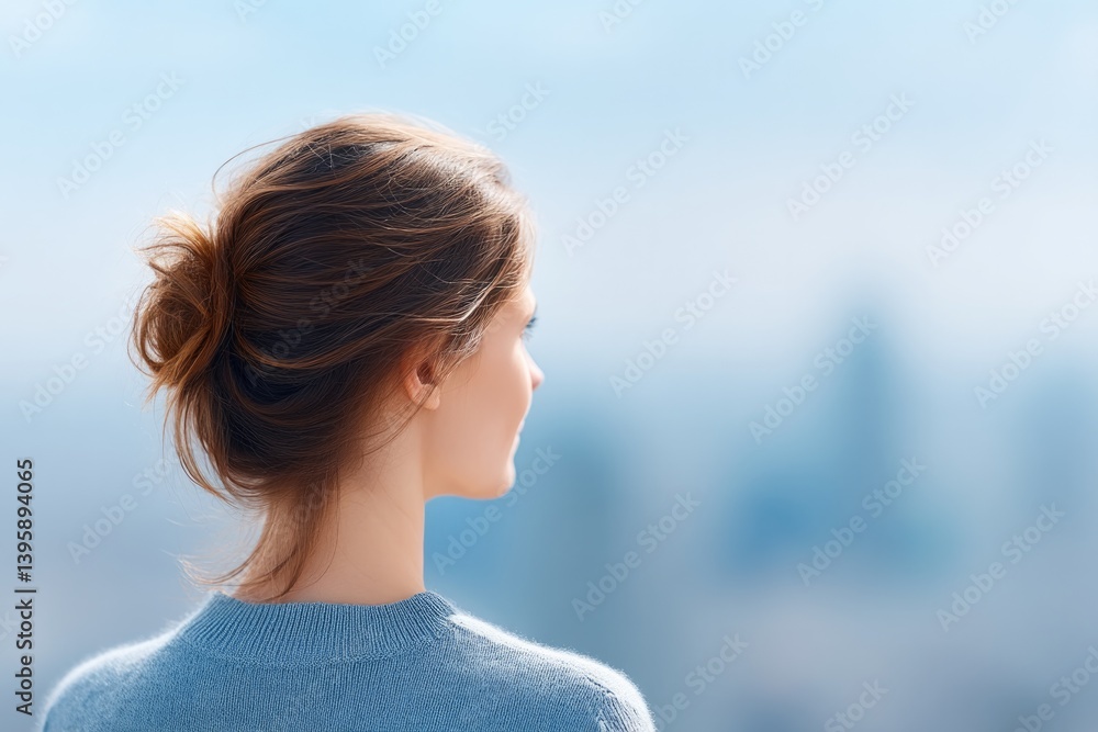 capture minimalist portrait of person with blurred cityscape background emphasizing diversity through any race age capture minimalist portrait of person with blurred cityscape background emphasizing diversity through any race age