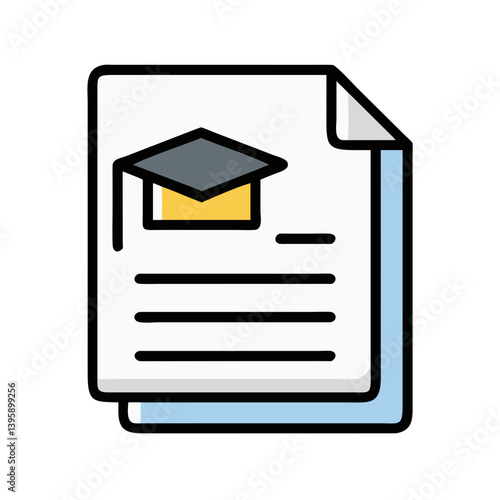  Thesis Paper Icon Design