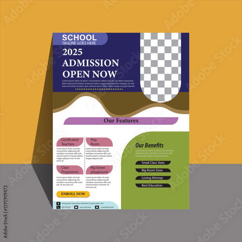 Modern Business Flyer design template. (free download)