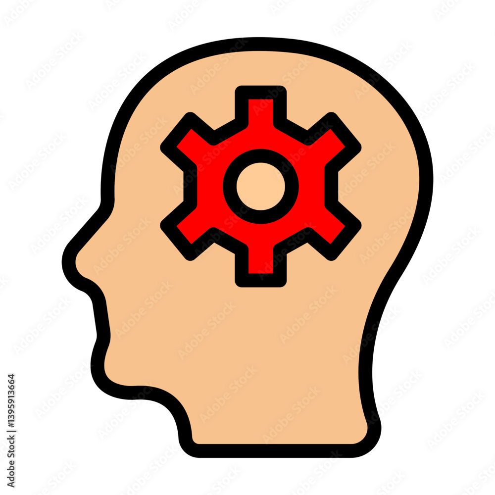 Business Intelligence Vector Filled Icon Design