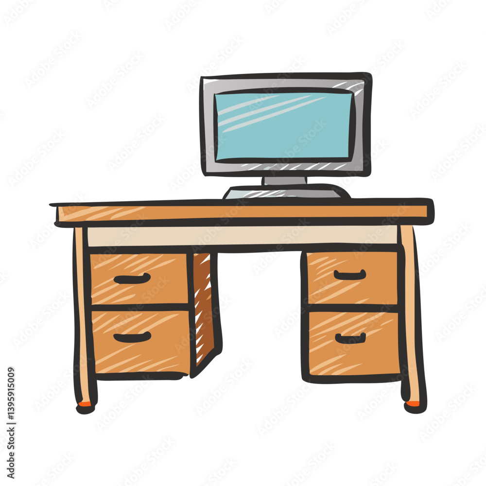 computer desk icon, computer desk vector illustration-simple illustration of computer desk, perfect for computer desk logos and icons computer desk icon, computer desk vector illustration-simple illustration of computer desk, perfect for computer desk logos and icons
