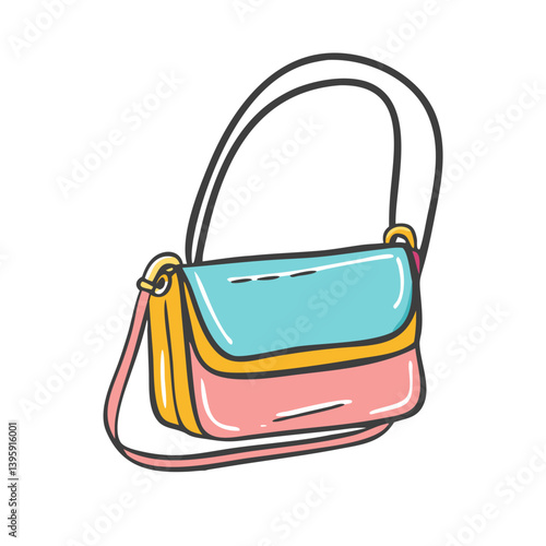 crossbody bags icon, crossbody bags vector illustration-simple illustration of crossbody bags, perfect for crossbody bags logos and icons