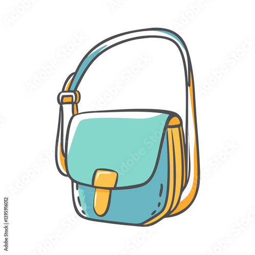 crossbody bags icon, crossbody bags vector illustration-simple illustration of crossbody bags, perfect for crossbody bags logos and icons