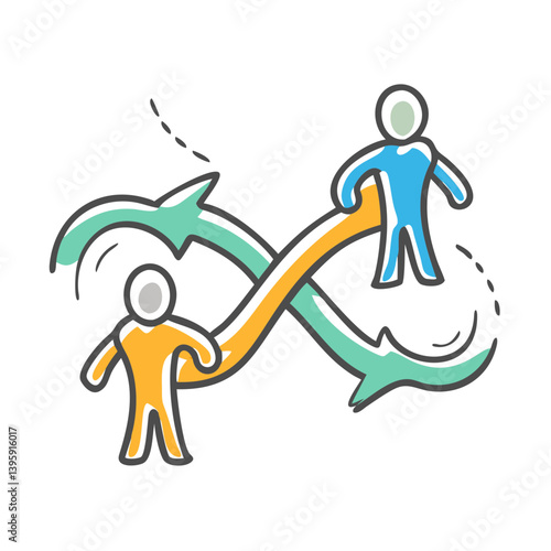 crossover icon, crossover vector illustration-simple illustration of crossover, perfect for crossover logos and icons