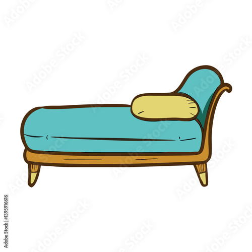 daybed icon, daybed vector illustration-simple illustration of daybed, perfect for daybed logos and icons