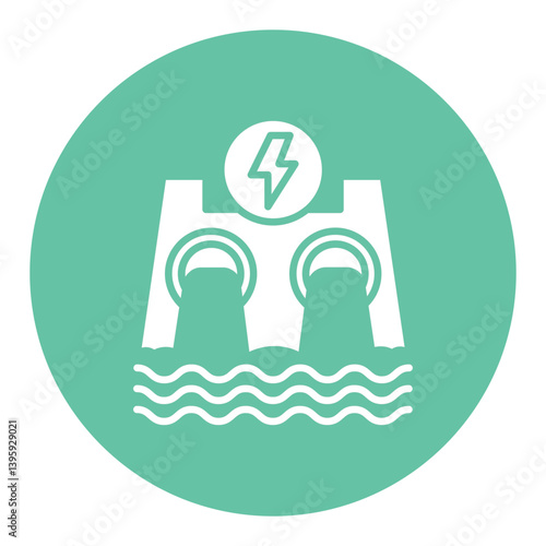 Hydroelectricity Icon