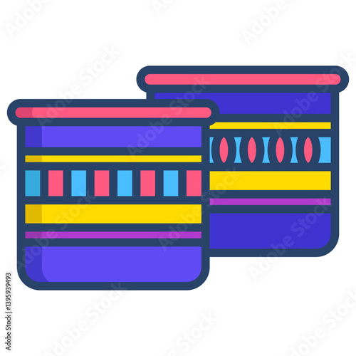 Linear color Basket icon