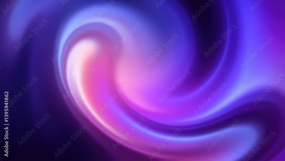 Grainy gradient abstract background, abstract swirl of purple blue and pink colors creating a vortex like effect art Grainy gradient abstract background, abstract swirl of purple blue and pink colors creating a vortex like effect art