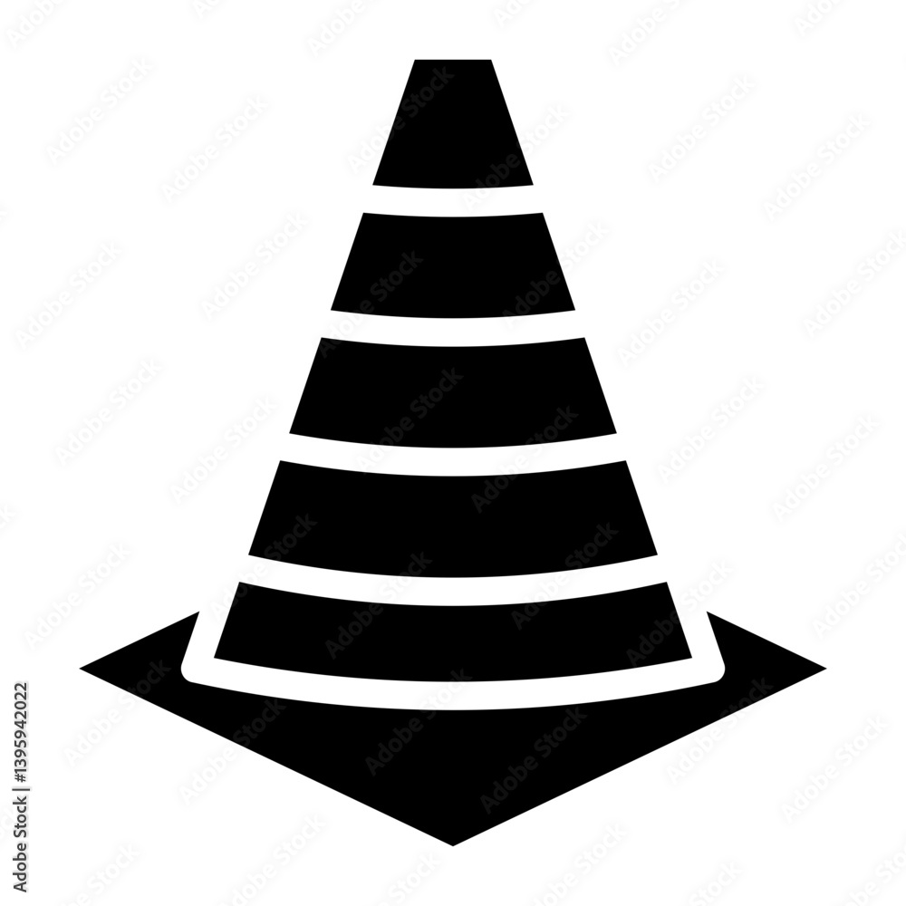 Safety Cone line icon Safety Cone line icon