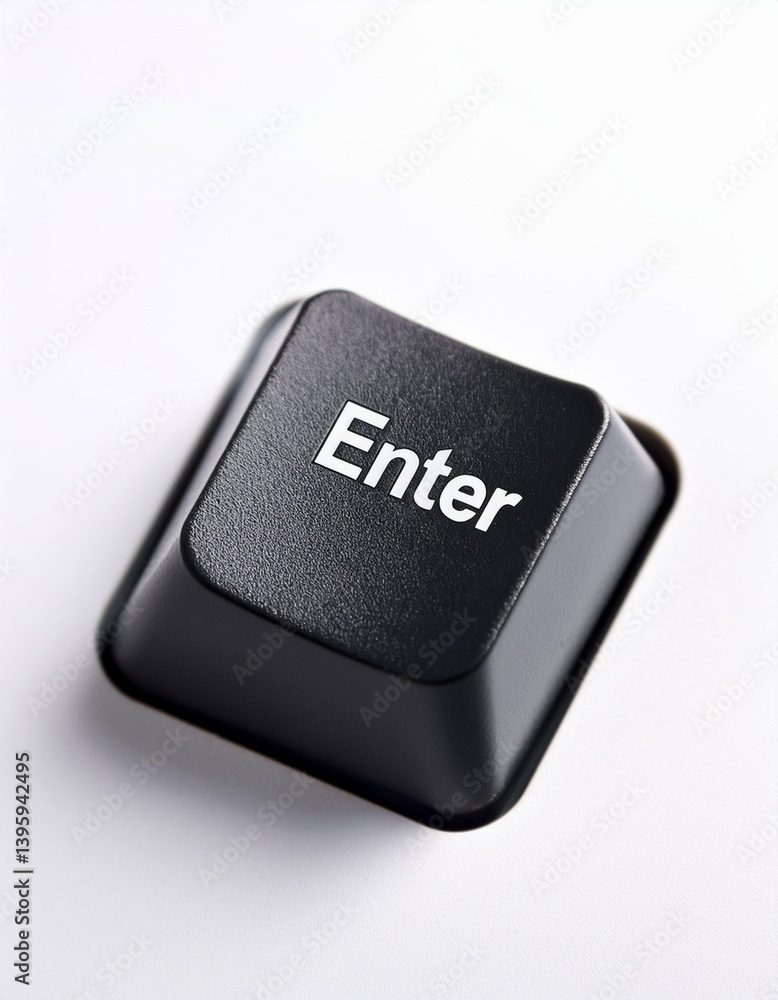 Enter keyboard button on White Background Enter keyboard button on White Background