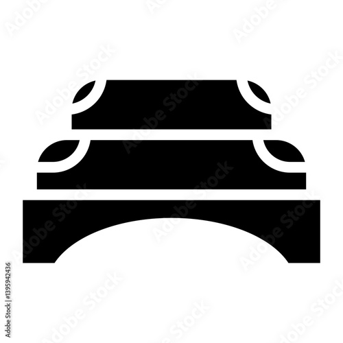Fitness Step line icon