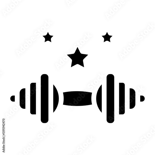 Starred line icon