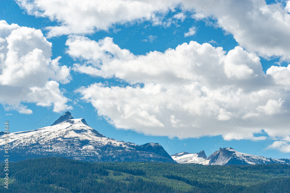 Majestic mountains with forest foreground in Vancouver, Canada, North America. Day time on June 2024. Majestic mountains with forest foreground in Vancouver, Canada, North America. Day time on June 2024.