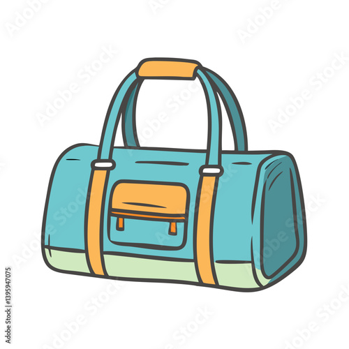 duffel bags icon, duffel bags vector illustration-simple illustration of duffel bags, perfect for duffel bags logos and icons