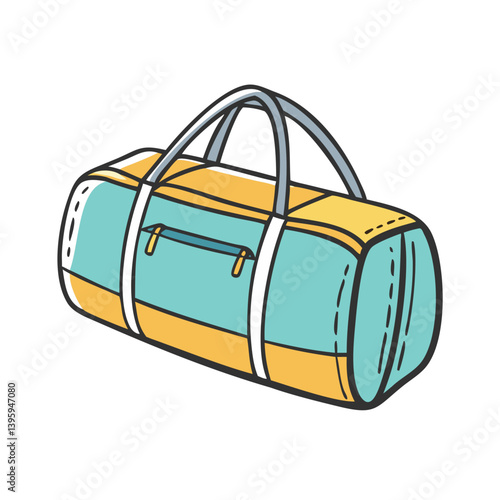 duffel bags icon, duffel bags vector illustration-simple illustration of duffel bags, perfect for duffel bags logos and icons