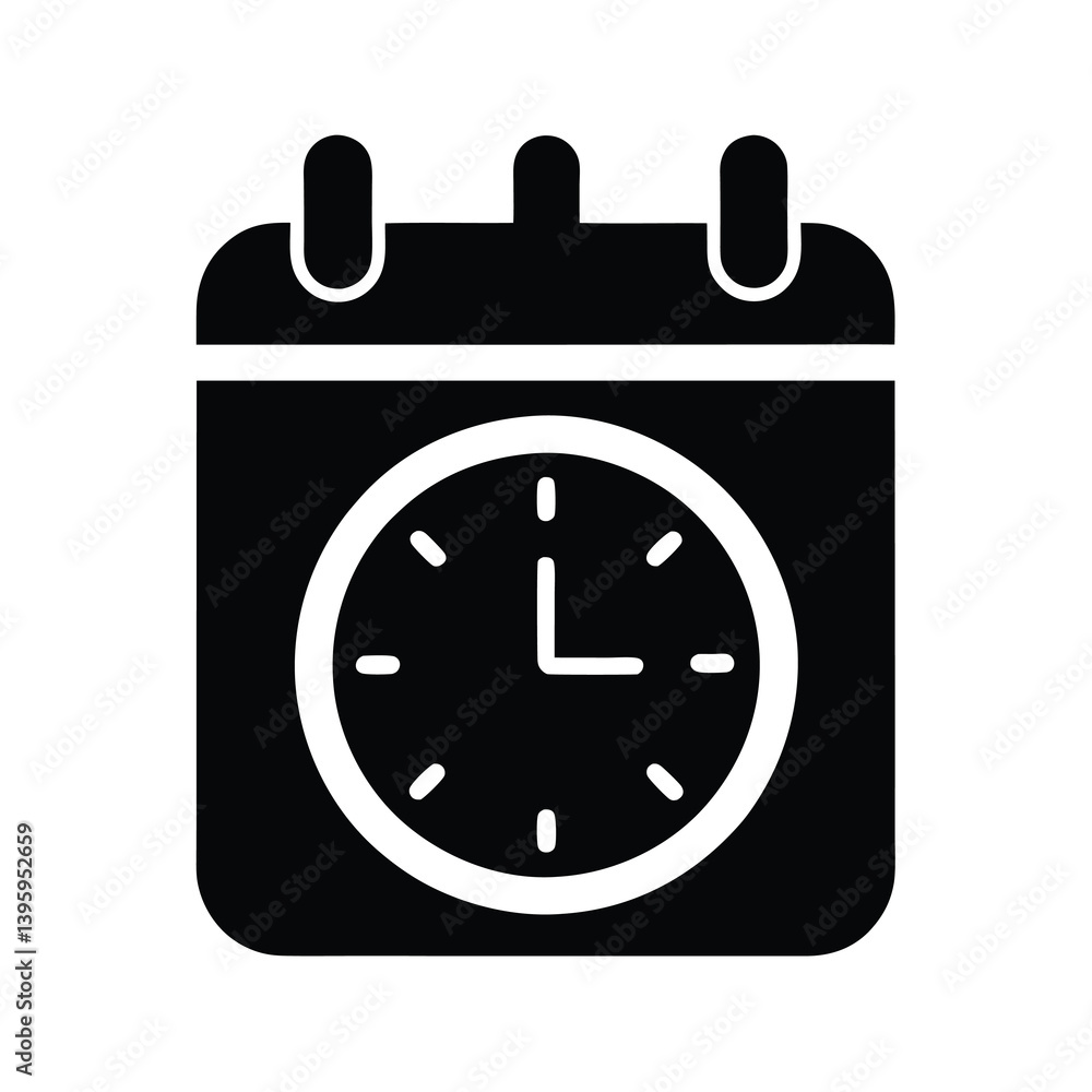 vector clock icon vector clock icon