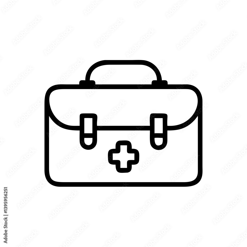 Icon of a doctorchest / first aid kit Icon of a doctorchest / first aid kit