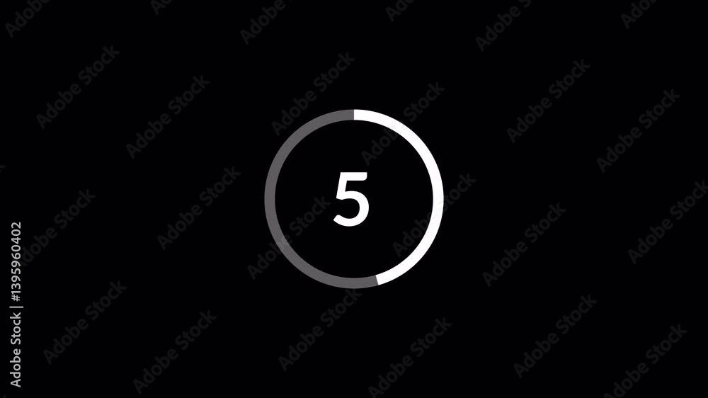 Ten seconds countdown animation from 10 seconds to 0 second with alpha channel, 10 seconds countdown timer on transparent background Ten seconds countdown animation from 10 seconds to 0 second with alpha channel, 10 seconds countdown timer on transparent background
