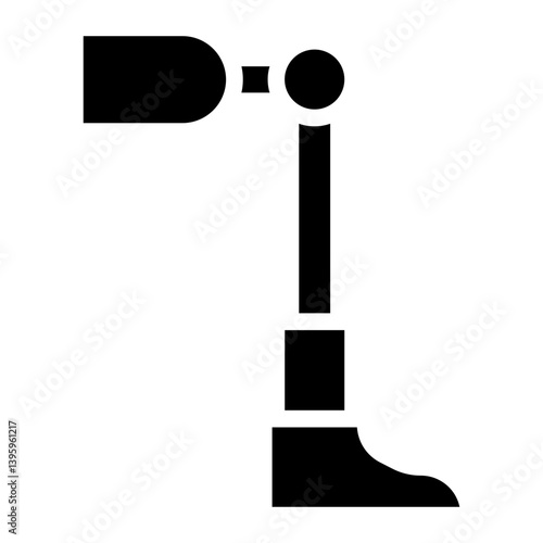 Prosthetic line icon