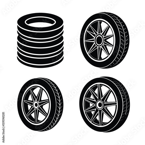 set of wheels