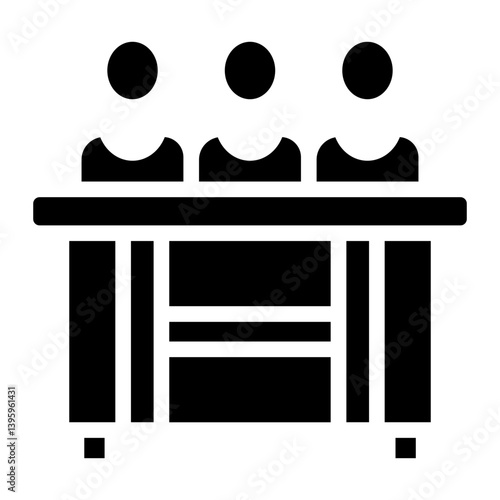 Jury line icon