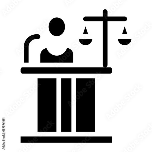Trial line icon