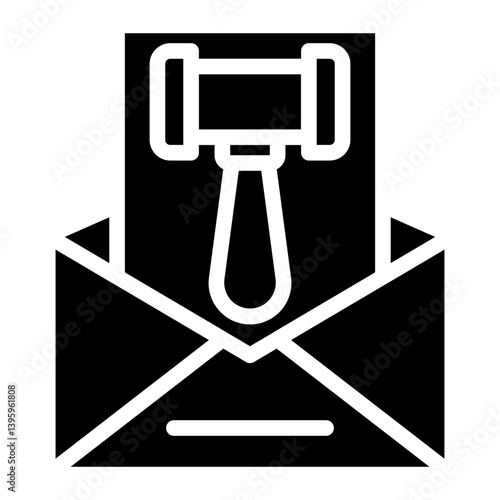 Sentencing line icon
