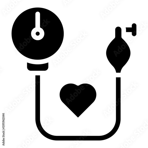 Blood Pressure line icon