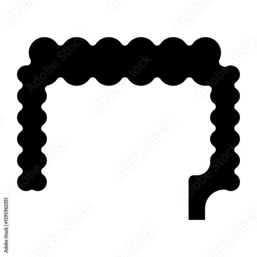 Colon line icon
