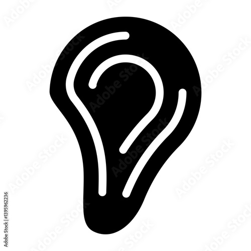 Ear line icon