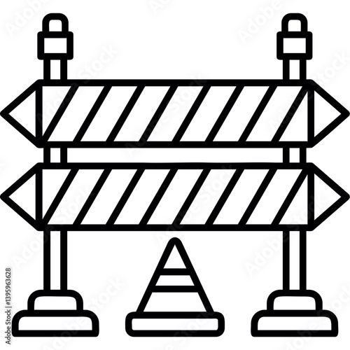 Road Barrier Icon