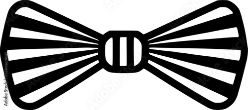 Bow | Black and White Vector illustration