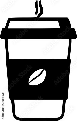 Coffee - High Quality Vector Logo - Vector illustration ideal for T-shirt graphic