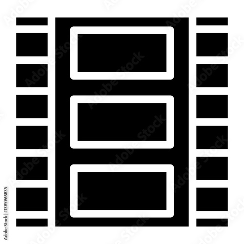 Film Tape line icon