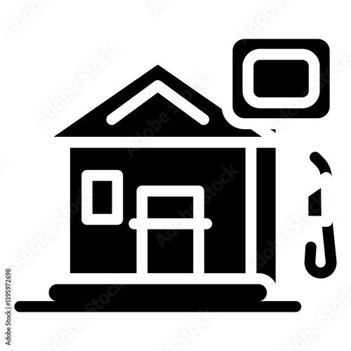 Gas Station line icon