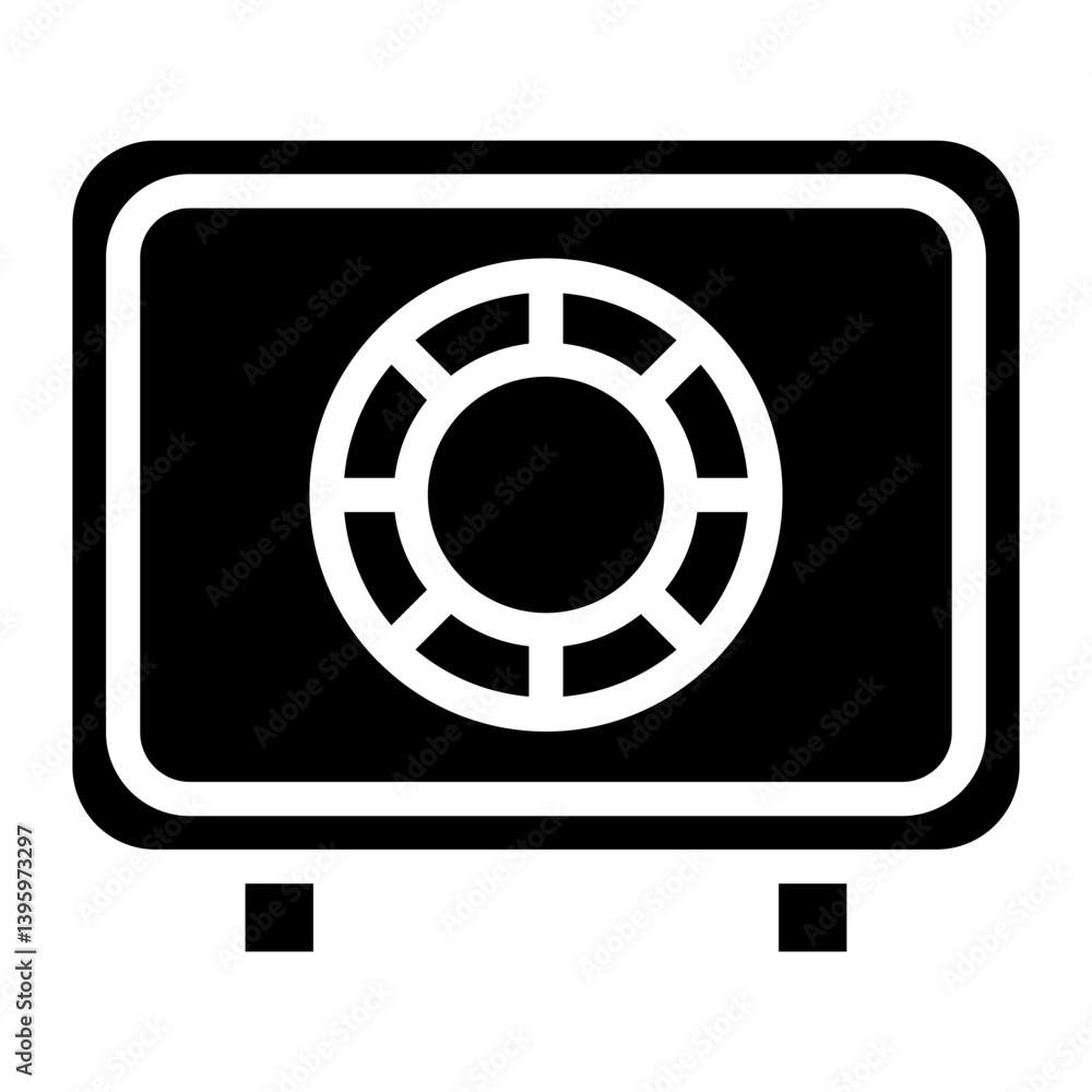 Safe Box line icon Safe Box line icon