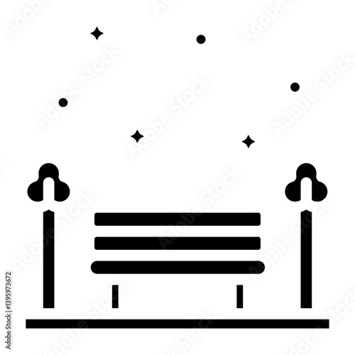 Park line icon