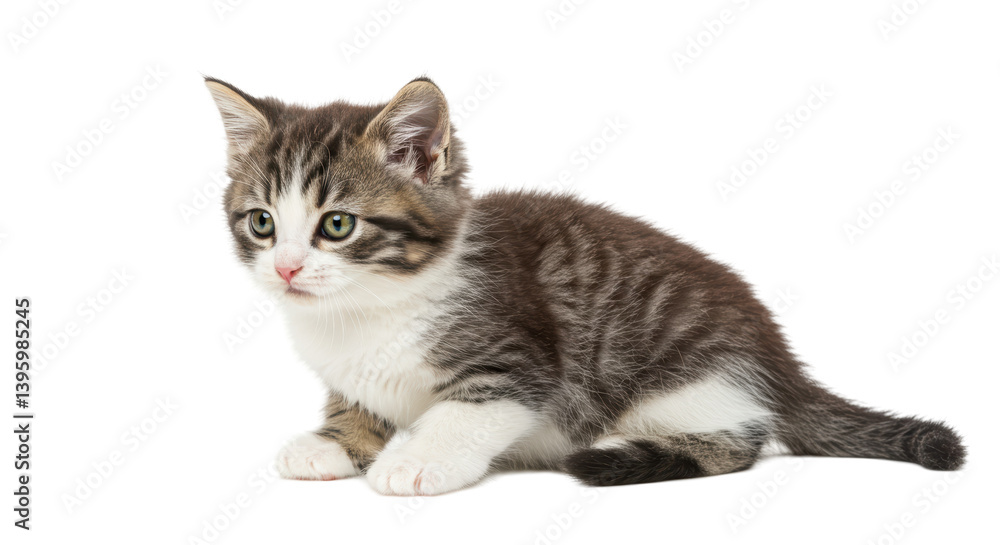 Obraz premium Isolated Kitten
