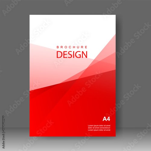 Book cover abstract modern design. Annual report. Brochure template, catalog. Simple Flyer promotion. magazine. Vector illustration