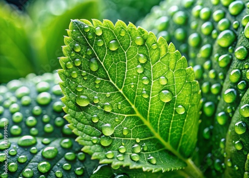 Lush Green Leaves Desktop Background - Nature Photography