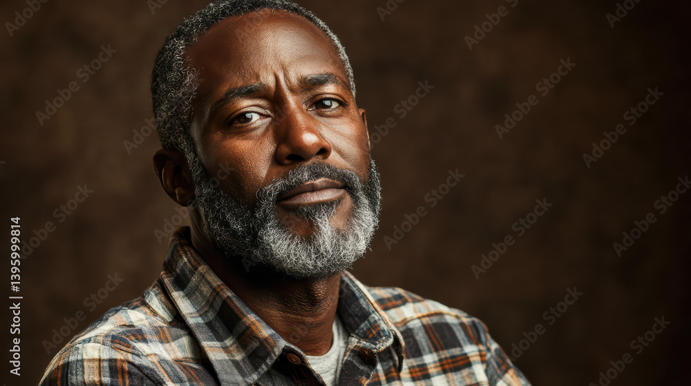 Man with Serious Expression: A captivating close-up of a mature man with a discerning look, his eyes holding a depth of experience and wisdom, with a subtle, captivating portrait. Man with Serious Expression: A captivating close-up of a mature man with a discerning look, his eyes holding a depth of experience and wisdom, with a subtle, captivating portrait.