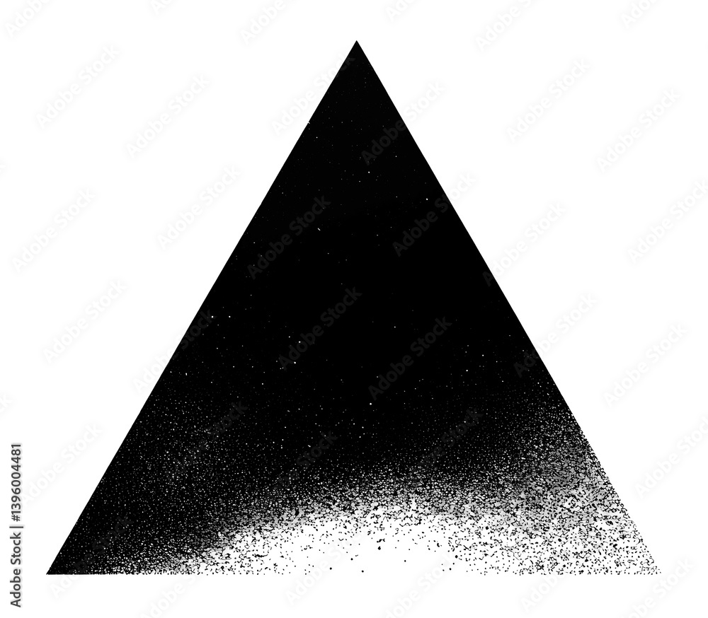 PNG A abstract triangle graphic dark shape illustration gradient white.