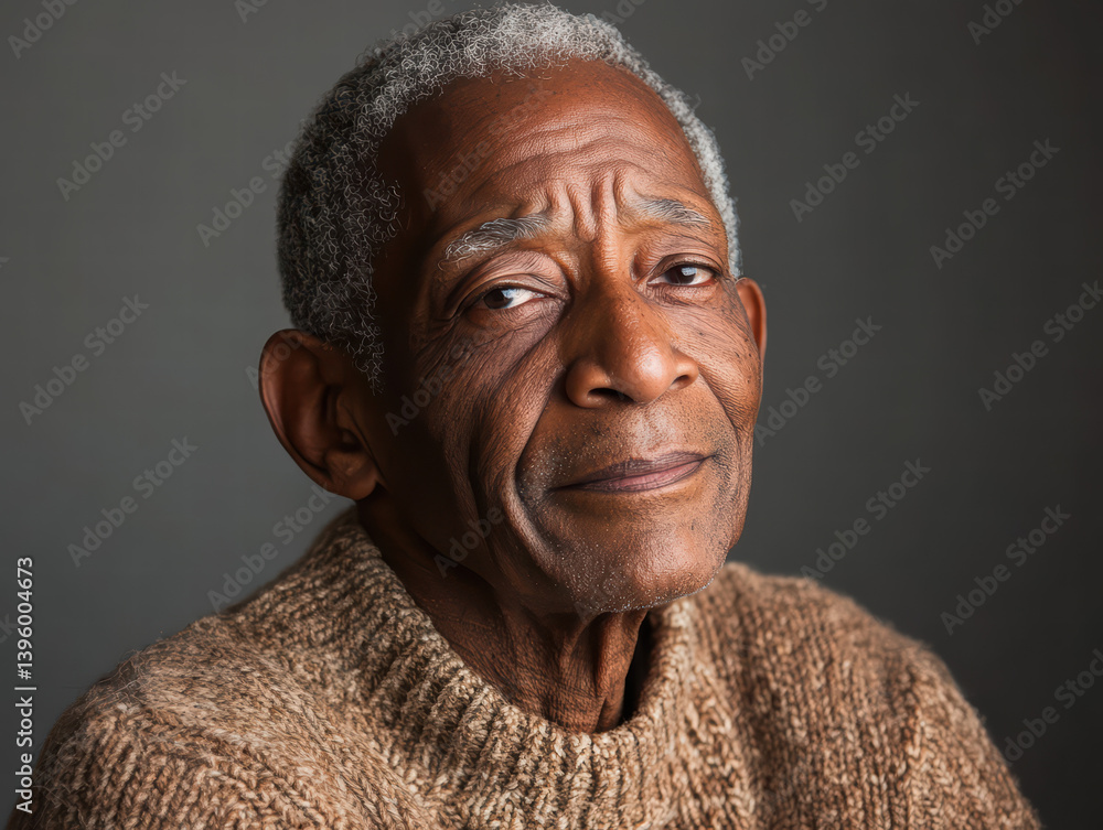 A Thoughtful Gaze: A close-up portrait captures an elderly man with a contemplative expression, his gaze offering a glimpse into a life filled with wisdom and experience. A Thoughtful Gaze: A close-up portrait captures an elderly man with a contemplative expression, his gaze offering a glimpse into a life filled with wisdom and experience.
